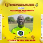 Joseph Akeem Anyagre wins WPL NASCO coach of the month award