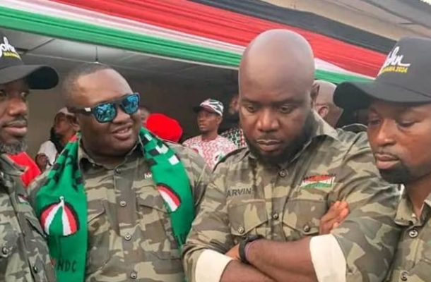 A/R: Police invite 8 NDC Reg. Execs for campaigning in Military camouflage