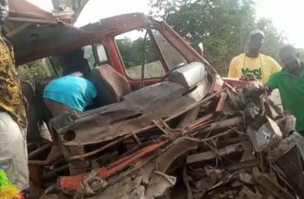 One dead, 11 others injured after bus crashes into trees