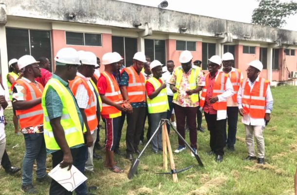 Annoh-Dompreh breaks ground for Maternity Ward project at Nsawam hospital
