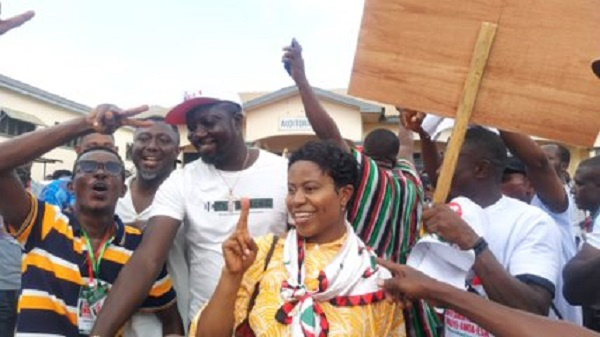 NDC primaries: Actor Bill Asamoah rallies support for sister-in-law