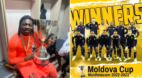 Razak Abalora wins double with Sheriff Tiraspol in Moldova