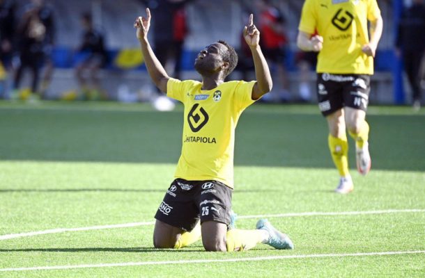 Clinton Antwi shines as KuPS triumphs over HJK 