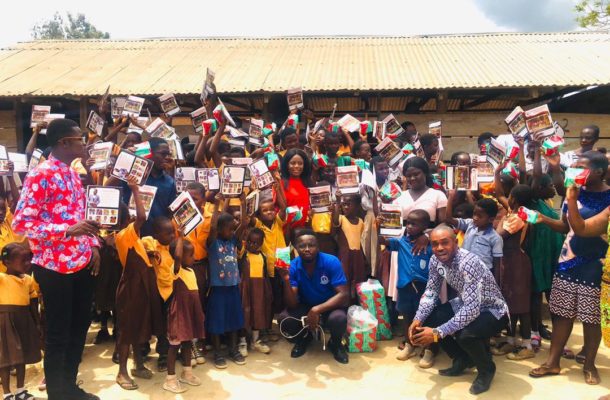 Nhyira Charities Foundation donates to Montonsua D/A Primary & JHS students