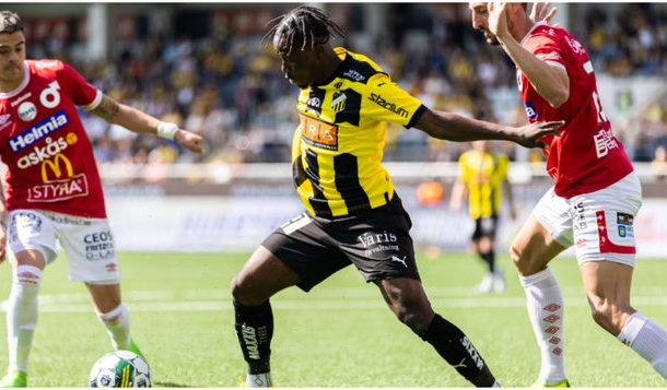 VIDEO: Watch Ibrahim Sadiq's goal for BK Hacken in big win over Degerfors
