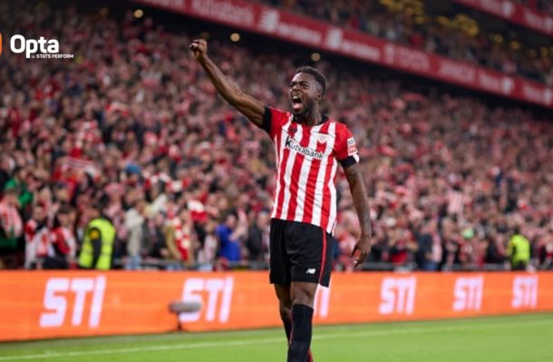 Inaki Williams scores as Athletic Bilbao secure victory over Deportivo Alaves