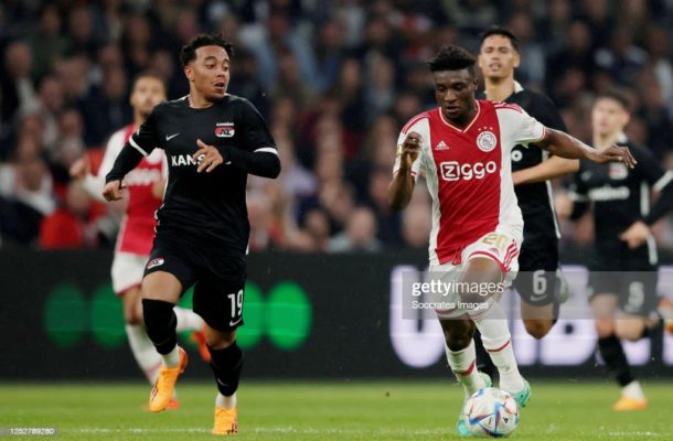 Mohammed Kudus returns to action after long injury layoff in Ajax's game against AZ Alkmaar