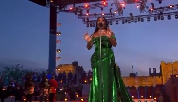 Tiwa Savage's performance at King Charles III coronation concert