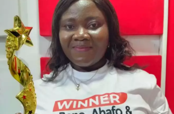 Radio Link's Yaa Afra wins ‘Radio Personality of the Year’ award for Bono, Ahafo & Bono East