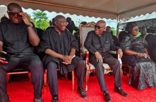 Akufo-Addo, Bawumia, Duffuor attend Philip Basoah’s funeral in Kumawu [Photos]