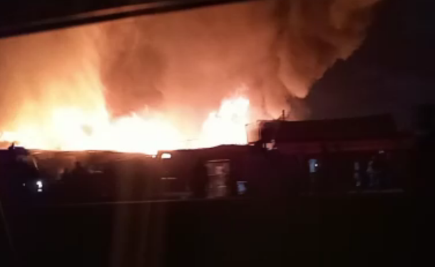 Fire guts several shops at CMB market in Accra