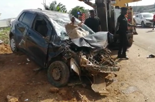 50 church members injured in accident involving four cars
