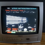 "Teletext Retro Gaming: Playing the Legendary Doom on an Old CRT TV"