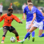 Mathew Anim-Cudjoe scores, win a penalty for Dundee United in pre-season match against Queen of the South