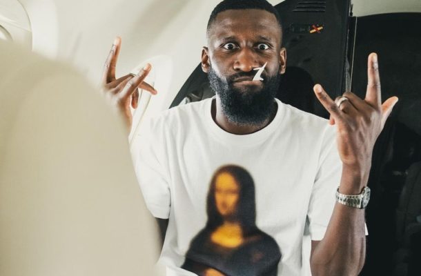 PHOTOS: Real Madrid's Antonio Rudiger in Accra for holidays