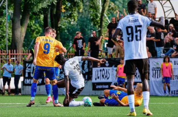 Ghanaian Midfielder Cletus Nombil Impresses in FC Petrzalka's Debut Match