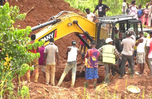 Ashanti region: Two bodies recovered from galamsey pit in Odumase
