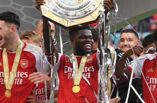 Thomas Partey secures first silverware with Arsenal in Community Shield triumph