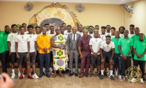 PHOTOS: Kotoko players, management meet Asantehene at Manhyia