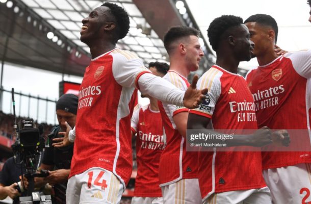 VIDEO: Watch Eddie Nketiah's goal for Arsenal against Nottingham Forest