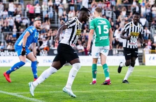 Kofi Fosuhene Asare scores as Landskrona BoIS secures 3-0 victory 