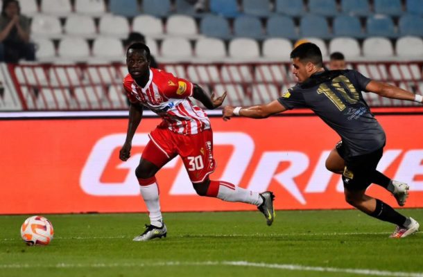 Ghanaian star Osman Bukari shines as Red Star Belgrade secures dominant victory