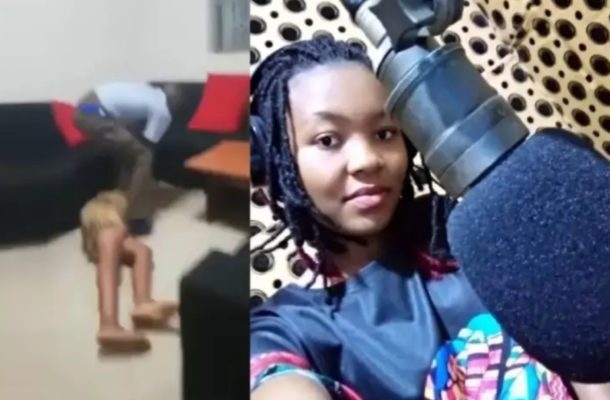 VIDEO: Radio station manager beats up female presenter over advert money