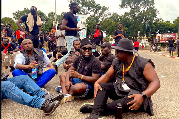 #OccupyJulorbiHouse: Kwaw Kese, Pappy Kojo, M.anifest, other celebrities spotted on Day 3