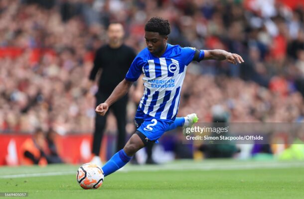 Ghana defender Tariq Lamptey stars for Brighton with two assist in win over Man Utd
