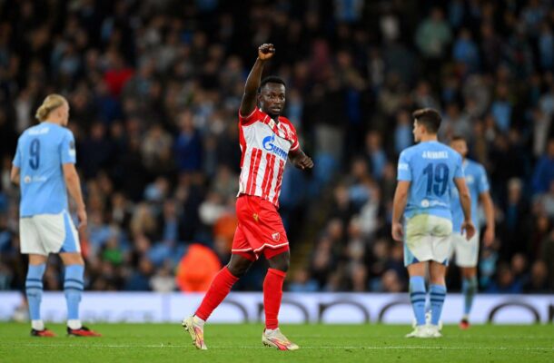 VIDEO: Osman Bukari scores against Man City in Champions League