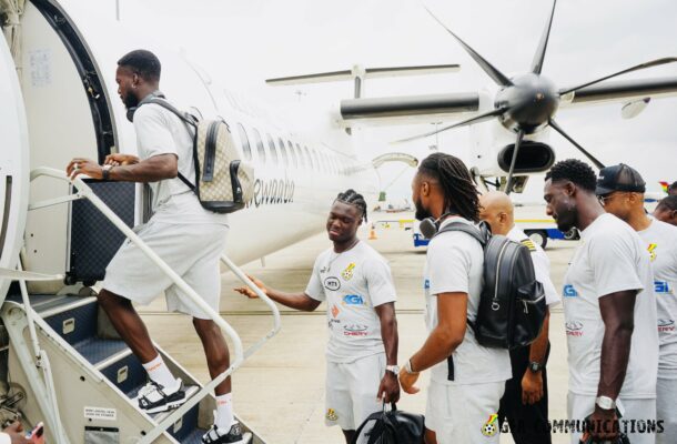 Black Stars touch down in Kumasi to prepare for AFCON qualifier