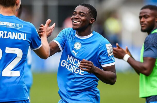 Kwame Poku scores for Peterborough United in win over Northampton