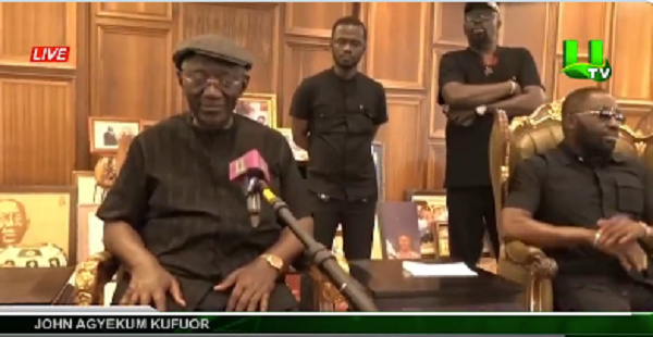 You have rekindled my spirit – Kufuor thanks East Legon Executive Club for condolence visit