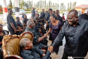 Alan, wife commiserate with Kufuor [Photos]