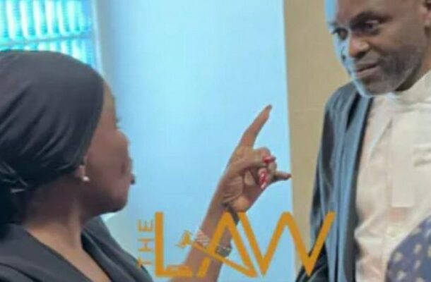 Cecilia Dapaah confronts Martin Kpebu in court
