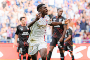 VIDEO: Watch Ernest Nuamah's first goal for Lyon
