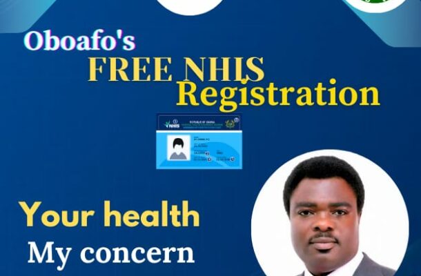 Suhum MP Kwadjo Asante registers 4000 constituents on NHIS for free