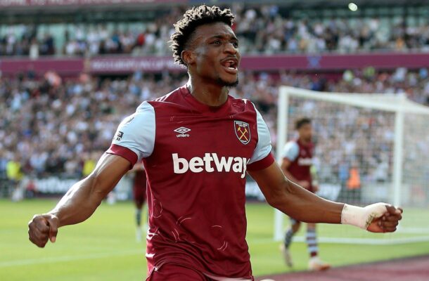 Kudus Mohammed scores delightful goal for West Ham against Arsenal in Carabao Cup