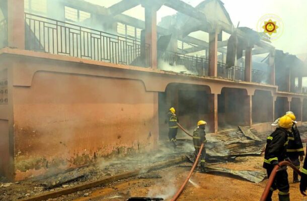 Fire guts SIMMS SHS boys dormitory