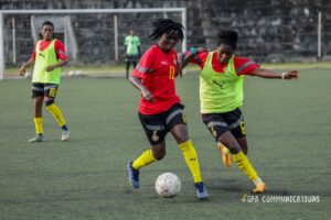 PHOTOS: Black Queens train in Cotonou ahead of Olympic qualifier