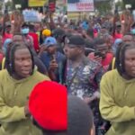 Stonebwoy attacked for joining #OccupyJulorbiHouse demonstration