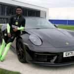 Tariq Lamptey handed a Porsche car for being named Brighton's Player of the Month for October