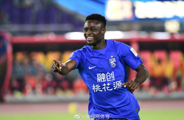 Ghana's Abdul Aziz Yakubu scores and provides assists for Wuhan Three Towns