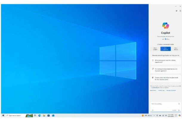 Microsoft Unveils Copilot Integration for Windows 10: Enhancing User Experience