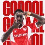 Ghanaian defender Kingsley Schindler scores for Samsunspor in Turkish Super Lig 