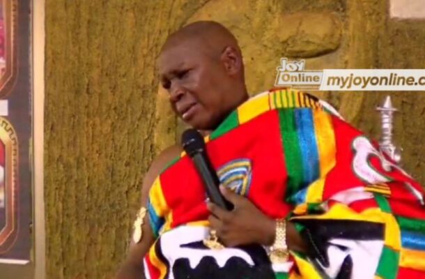 All my gods have deserted me because of dust – Goasomanhene weeps over underdevelopment [Watch]