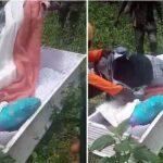 Angry youth lash corpse before burial at New Abirem (Video)