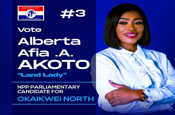 NPP parliamentary balloting: Afia Akoto picks number 3