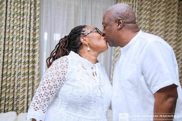 'Thank you for being such an honest, reliable, kind, loving husband' – Lordina to Mahama