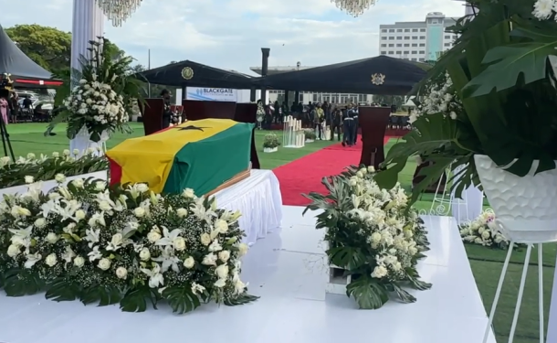 Thousands attend Theresa Kufuor’s final funeral rites in Kumasi [Photos]
